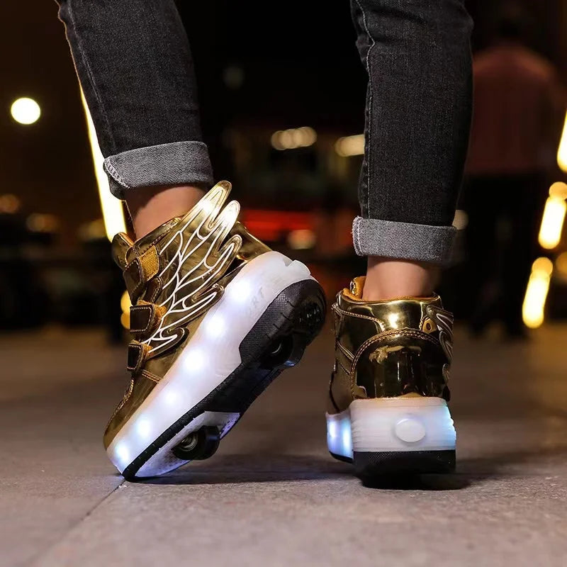 Children Roller Skates LED Sneakers Children Roller Skates LED Sneakers Furvenzy