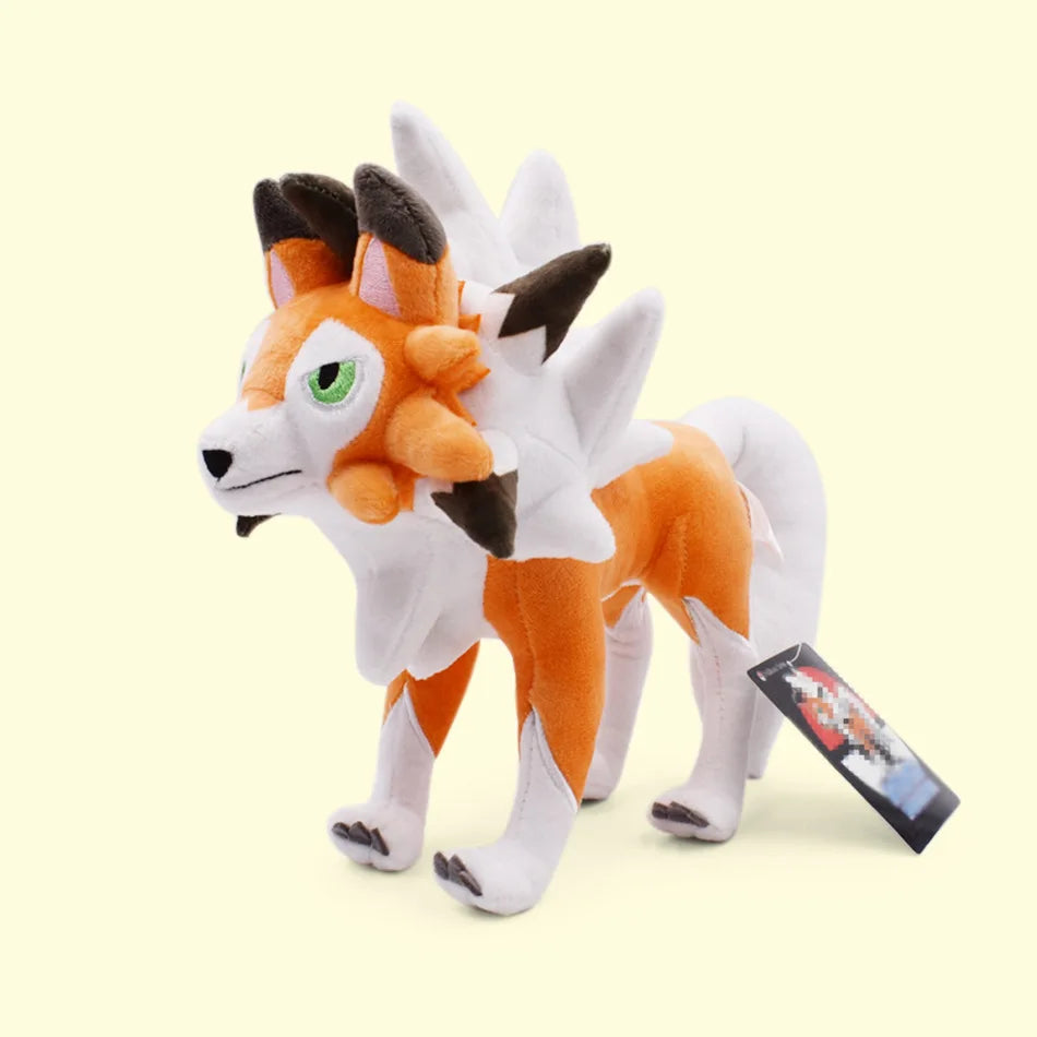 Pokemon Lycanroc Plush – Shiny Midnight & Midday Wolf Stuffed Toy Pokemon Lycanroc Plush – Shiny Midnight & Midday Wolf Stuffed Toy