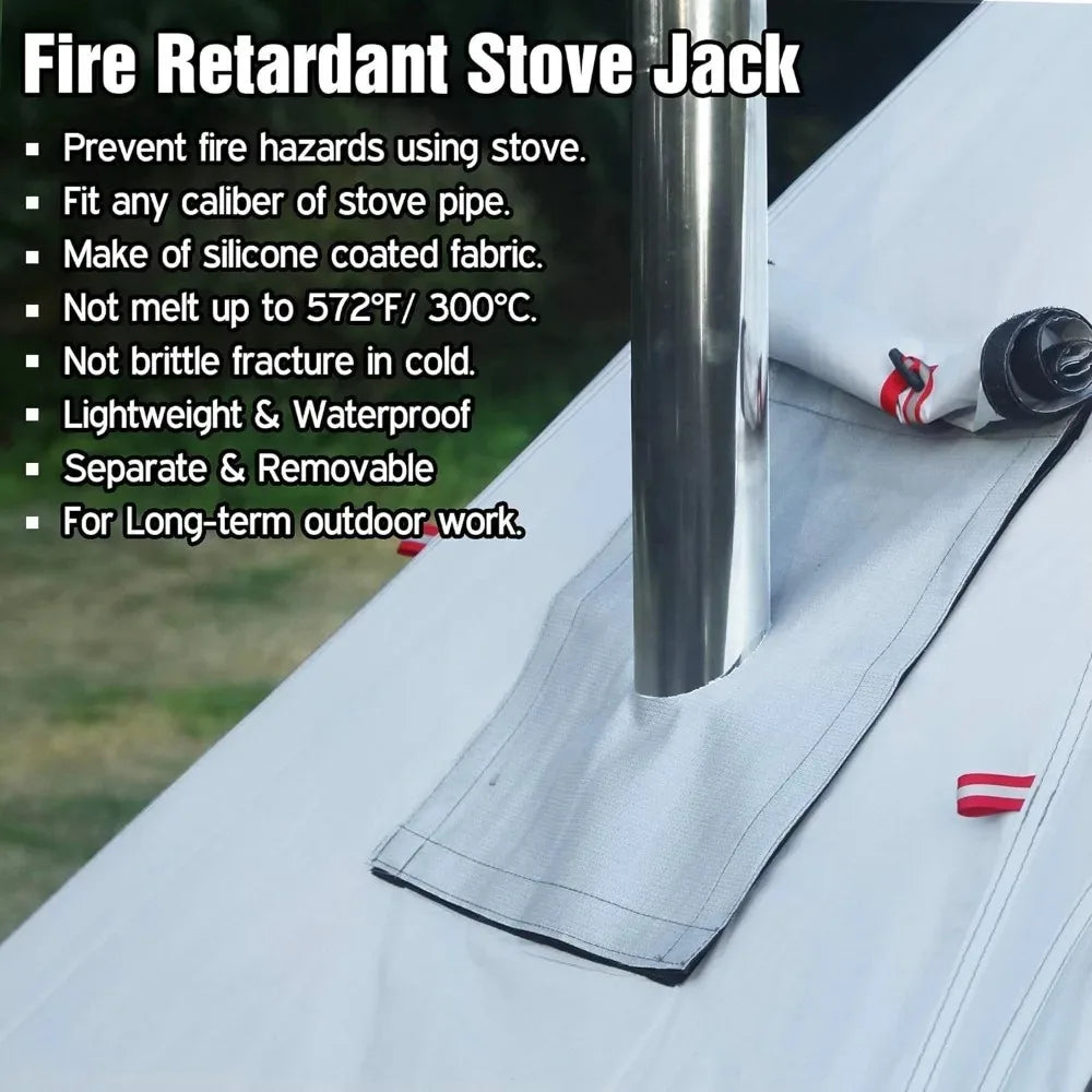 4 Persons Lightweight Teepee Tent 4 Persons Lightweight Teepee Tent Furvenzy