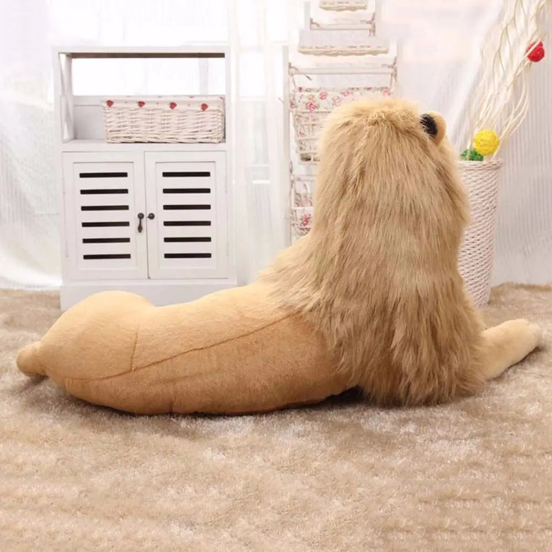 Realistic Giant Lion Plush Stuffed Toy 1