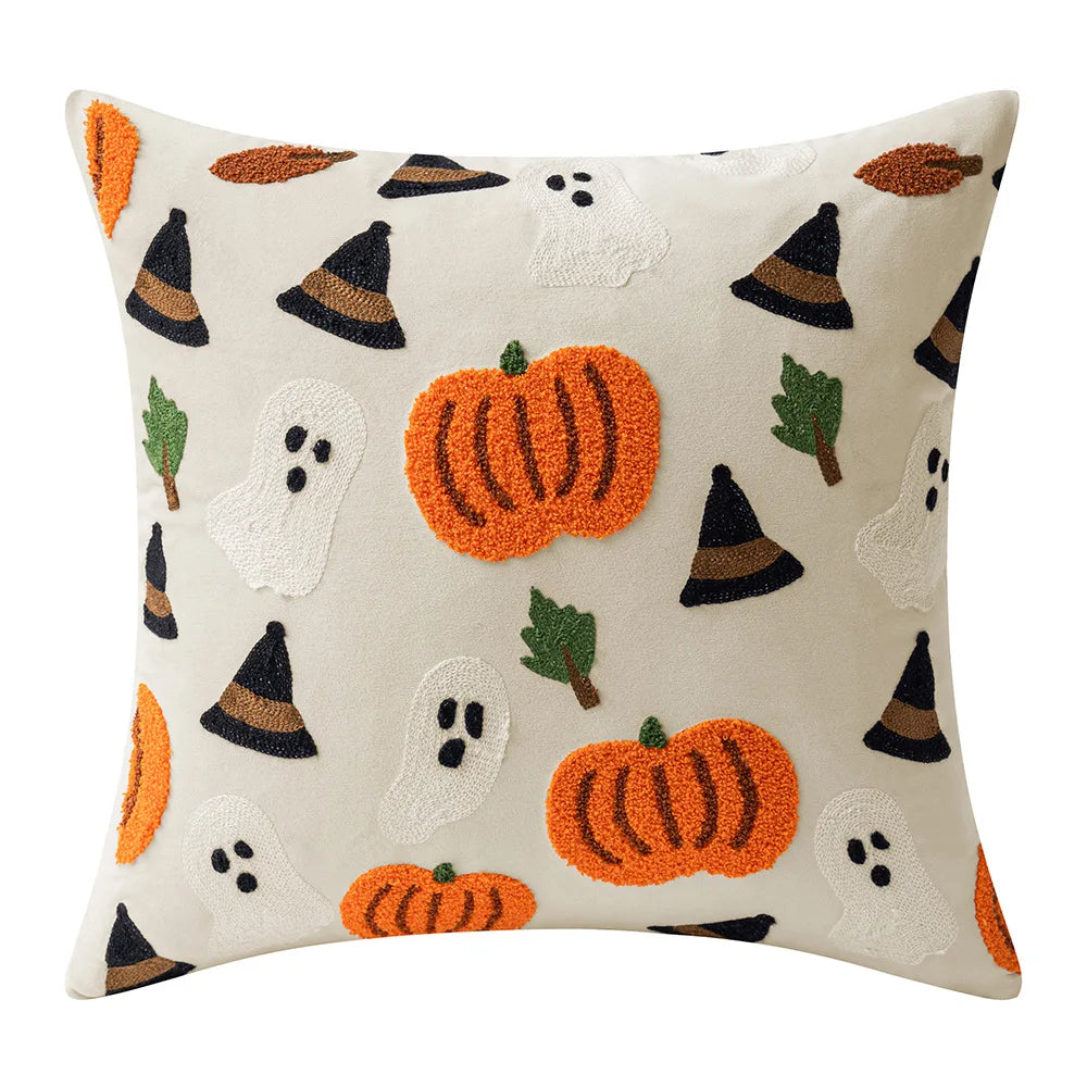 Halloween Cushion Cover Pillowcase Halloween Cushion Cover Pillowcase Furvenzy Hallowmas 45x45cm