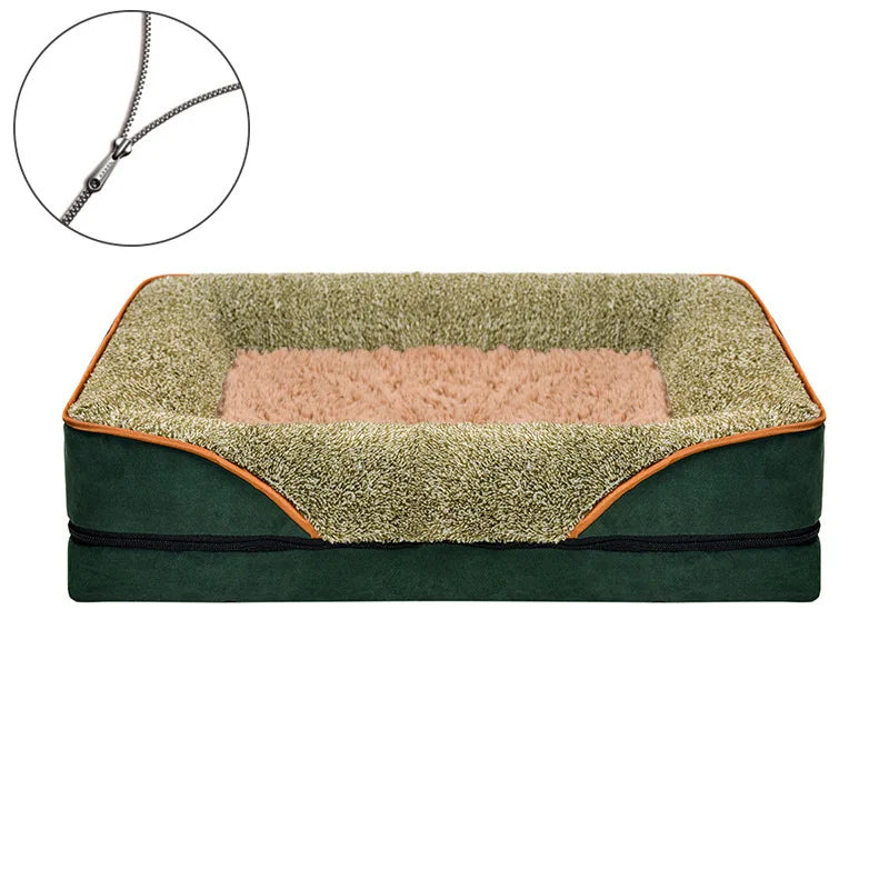Dogs Sofa Bed Furniture Protector Dogs Sofa Bed Furniture Protector Furvenzy Dark Green Brown S50x40x9(cm)