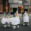 Deformation Double Row Roller Skate Shoes 6