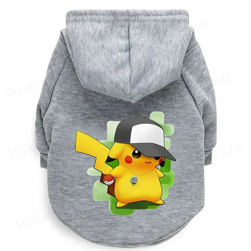 Pokemon Pikachu Dog Hoodies Pokemon Pikachu Dog Hoodies Furvenzy DGG676 S