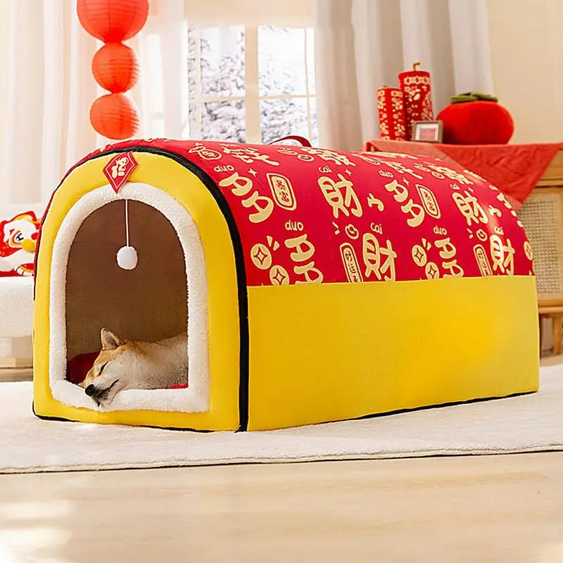 Cozy Foldable Pet Bed House Cozy Foldable Pet Bed House Furvenzy 35x30x30cm - 3.5kg Pet