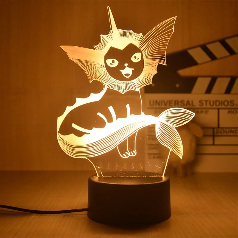 Pokemon Pikachu LED 3D Night Light Pokemon Pikachu LED 3D Night Light Furvenzy PK-010