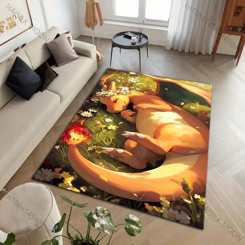 Pokemon Charizard Area Rug Carpet Pokemon Charizard Area Rug Carpet