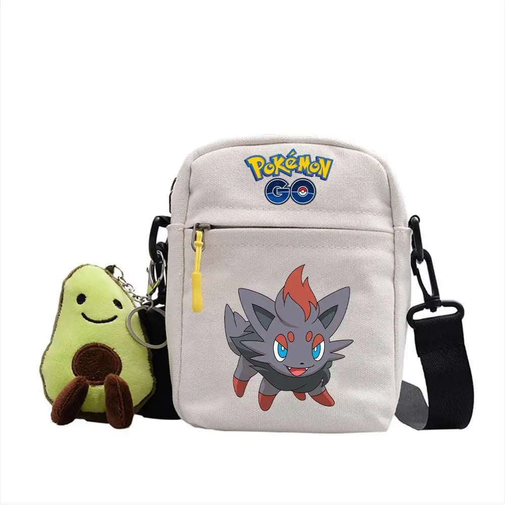 Pokemon Pikachu Canvas Crossbody Bag Pokemon Pikachu Canvas Crossbody Bag - Furvenzy