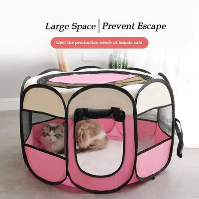 Portable Foldable Pet Kennel Tent
