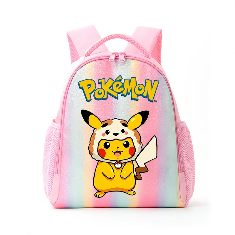 Pokemon Rainbow Backpack – Colorful Cartoon School Daypack Pokemon Rainbow Backpack – Colorful Cartoon School Daypack
