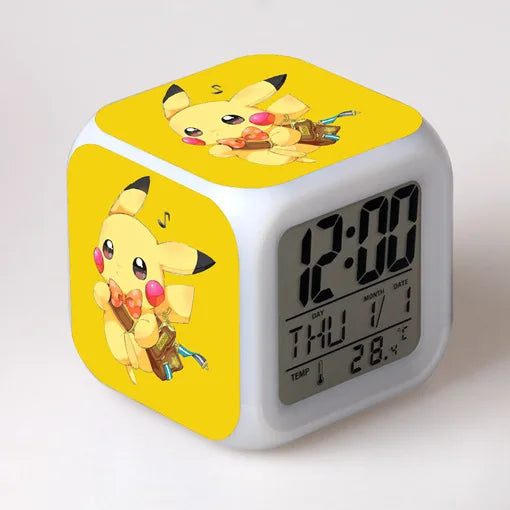 Pokemon Pikachu LED Alarms Clock Pokemon Pikachu LED Alarms Clock - Furvenzy
