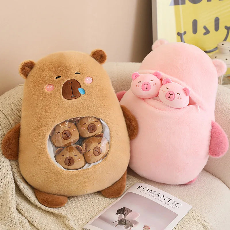 Capybara Plushies - 6 Pack Mini Dolls Plush Capybara Plushies - 6 Pack Mini Dolls Plush