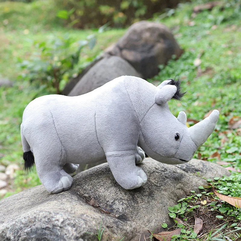 Realistic Rhinoceros Plush Toy Realistic Rhinoceros Plush Toy Furvenzy