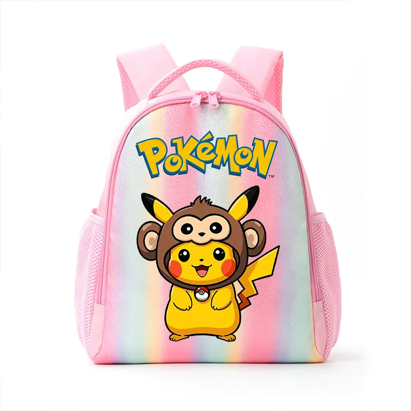Pokemon Rainbow Backpack – Colorful Cartoon School Daypack Pokemon Rainbow Backpack – Colorful Cartoon School Daypack