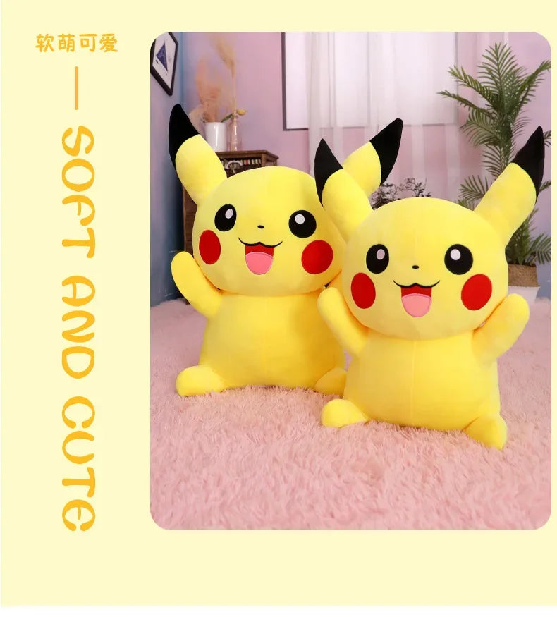Pokemon Pikachu Plush Toy – Kawaii Soft Stuffed Animal Cushion Pokemon Pikachu Plush Toy – Kawaii Soft Stuffed Animal Cushion