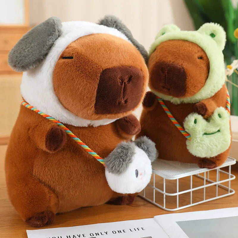 Capybara Squishmallow Dinosaur Plush Capybara Squishmallow Dinosaur Plush Furvenzy