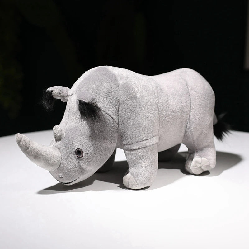 Realistic Rhinoceros Plush Toy Realistic Rhinoceros Plush Toy Furvenzy