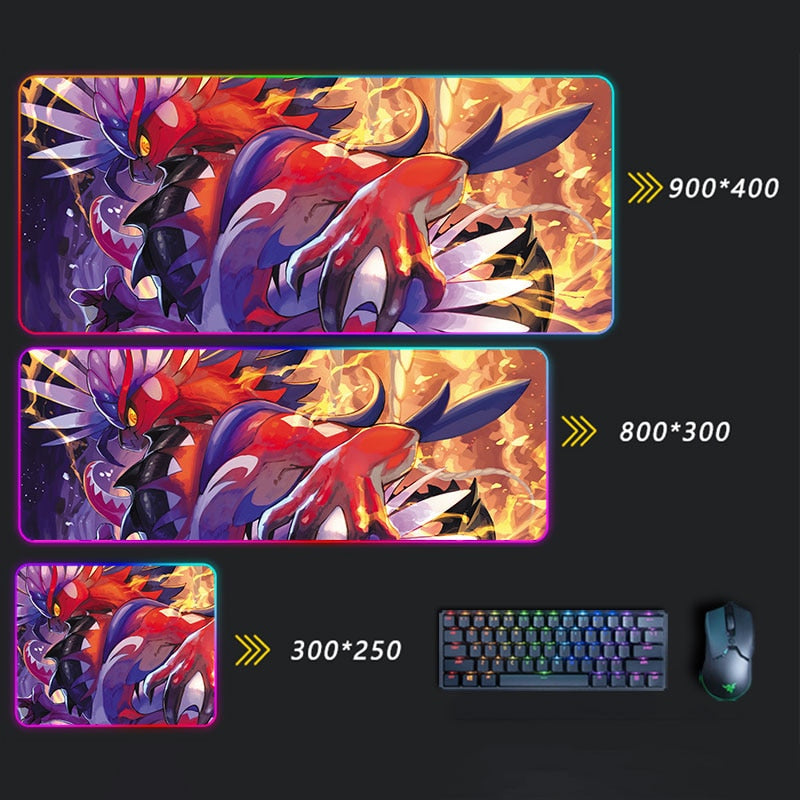 Pokemon Pikachu LED Mousepad Pokemon Pikachu LED Mousepad Furvenzy 23 350x250x30mm