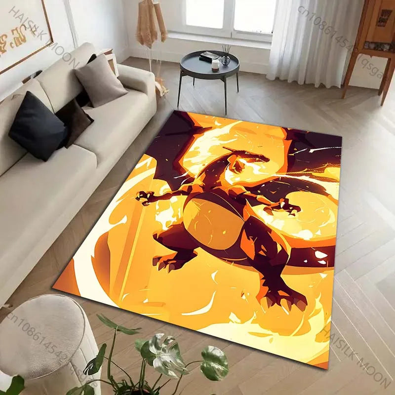 Pokemon Charizard Area Rug Carpet Pokemon Charizard Area Rug Carpet
