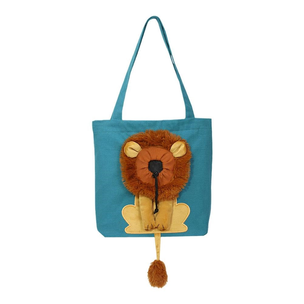 Lion Shaped Pet Shoulder Bag Lion Shaped Pet Shoulder Bag Furvenzy A