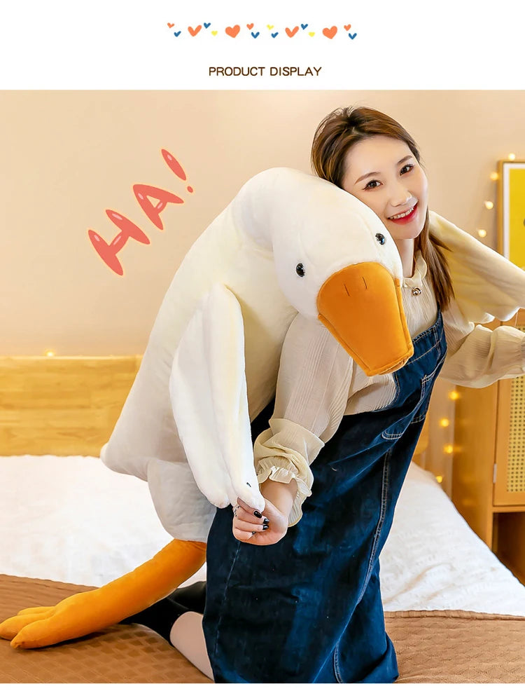 Squishmallow Plush Goose Pillow – Soft Stuffed Animal for Bed & Sofa Squishmallow Plush Goose Pillow – Soft Stuffed Animal for Bed & Sofa