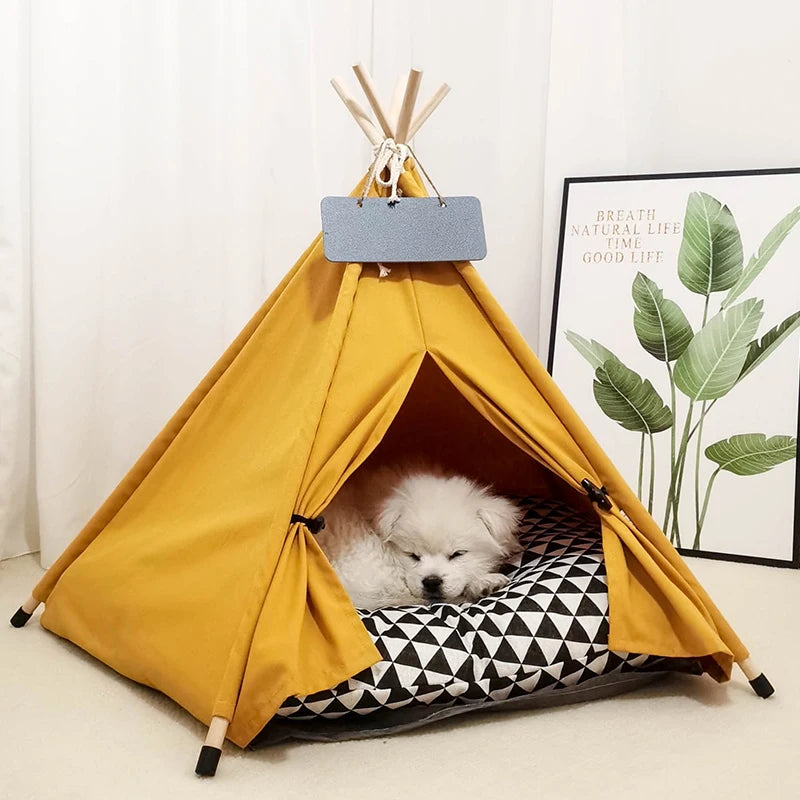 Pet Teepee Dog Bed Tent House 1