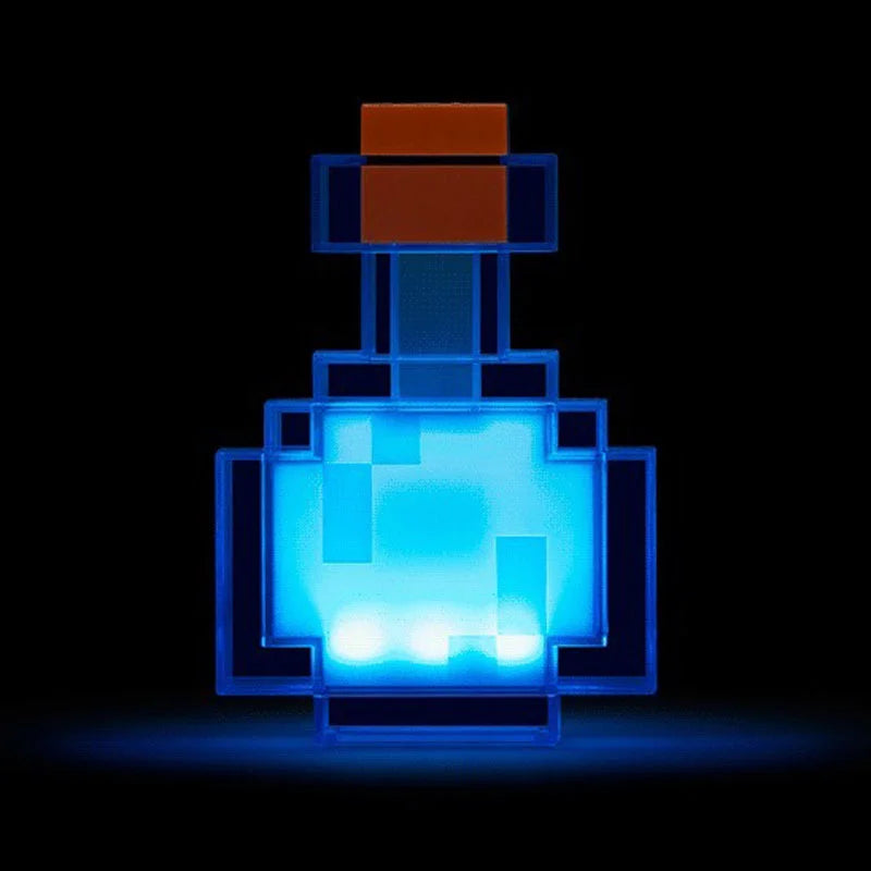 Minecraft 8 Colors Night Light Potion Bottle Torch Minecraft 8 Colors Night Light Potion Bottle Torch Furvenzy