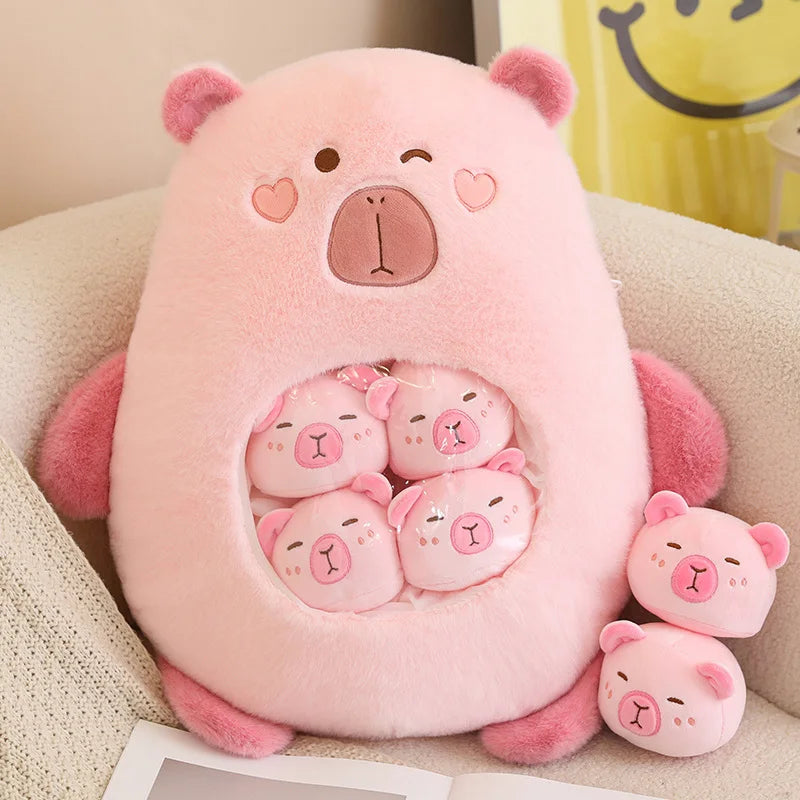 Capybara Plushies - 6 Pack Mini Dolls Plush Capybara Plushies - 6 Pack Mini Dolls Plush