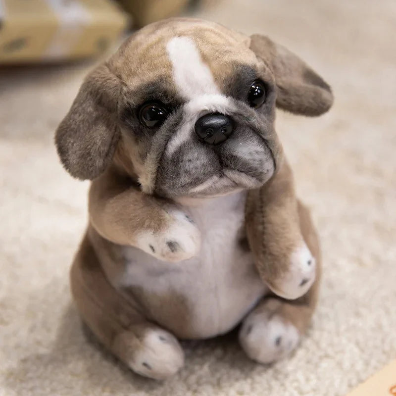 Realistic Poodle & Pug Puppy Plush Stuffed Toy Realistic Poodle & Pug Puppy Plush Stuffed Toy