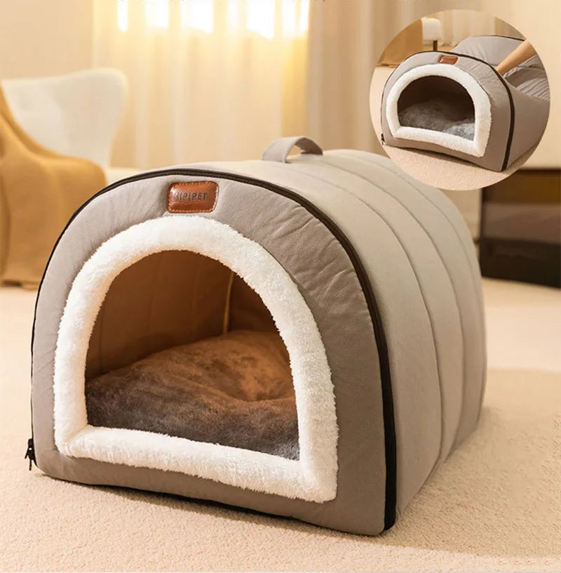 Foldable Dog Cave Bed Foldable Dog Cave Bed Furvenzy