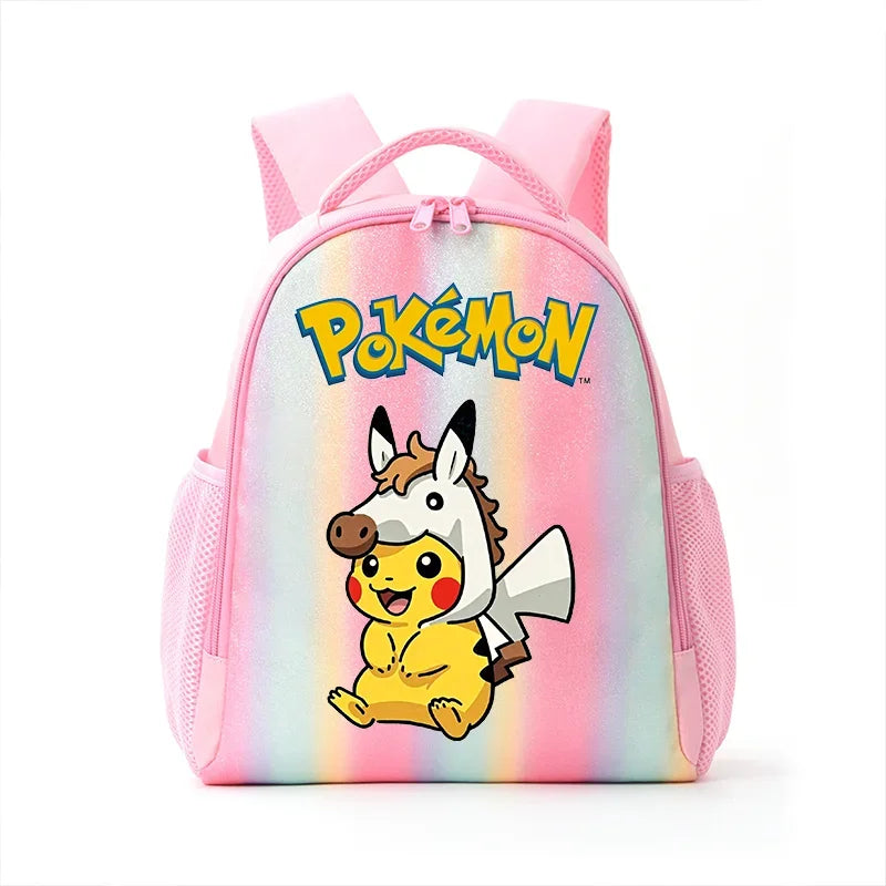 Pokemon Rainbow Backpack – Colorful Cartoon School Daypack Pokemon Rainbow Backpack – Colorful Cartoon School Daypack