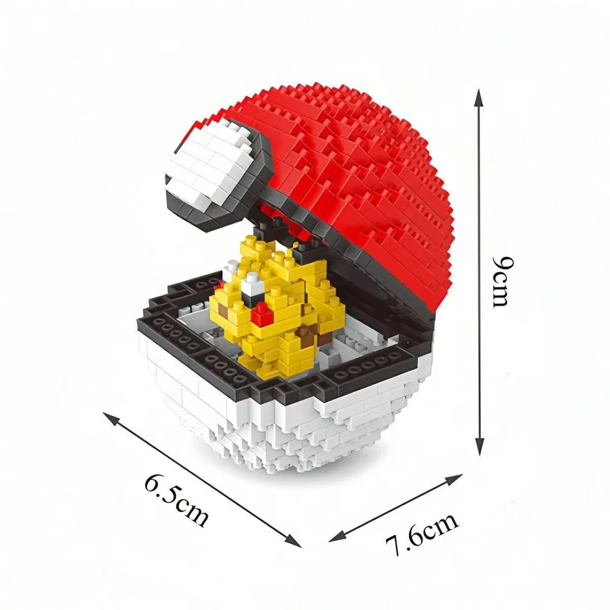 Pokemon Poke Ball Building Blocks – Pikachu Mini Brick Set Pokemon Poke Ball Building Blocks – Pikachu Mini Brick Set