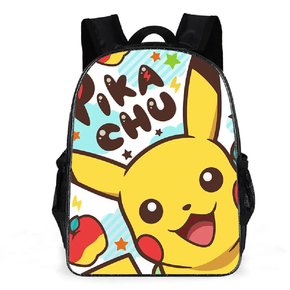 Pokémon Pikachu Backpack School Bag Pokémon Pikachu Backpack School Bag Furvenzy 1PC-B