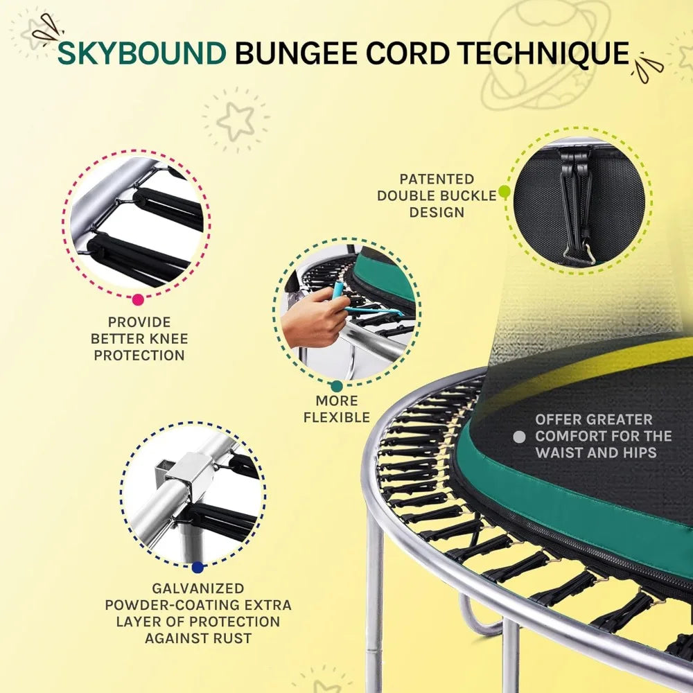 Bungee Cord Recreational Trampoline Bungee Cord Recreational Trampoline Furvenzy