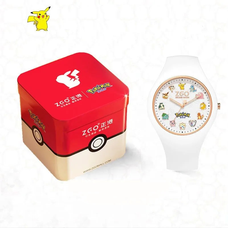 Pokemon Pikachu Waterproof Watch Pokemon Pikachu Waterproof Watch Furvenzy White With Box