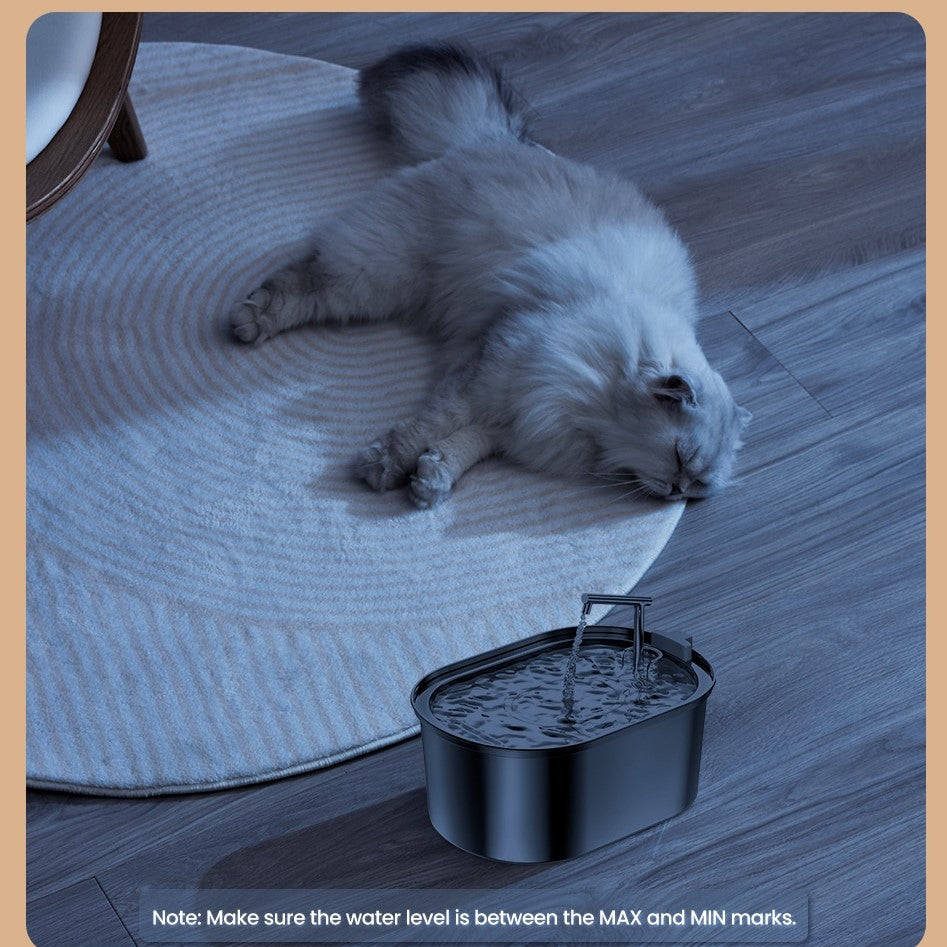 Pet Water Fountain Stainless Steel Pet Water Fountain Stainless Steel Furvenzy