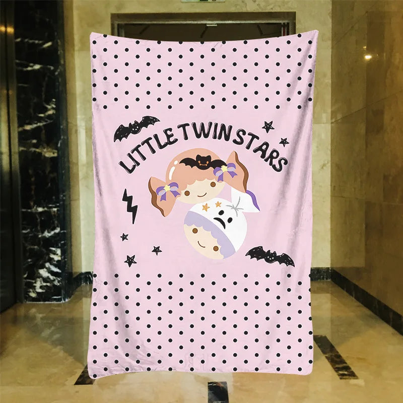 Hello Kitty Halloween Cotton Blanket Hello Kitty Halloween Cotton Blanket Furvenzy 10 75X100cm