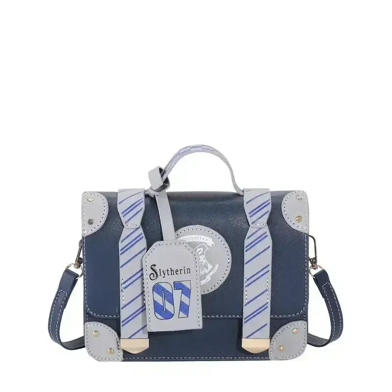Harry Potter Style Crossbody Messenger Handbag Harry Potter Style Crossbody Messenger Handbag Furvenzy Blue