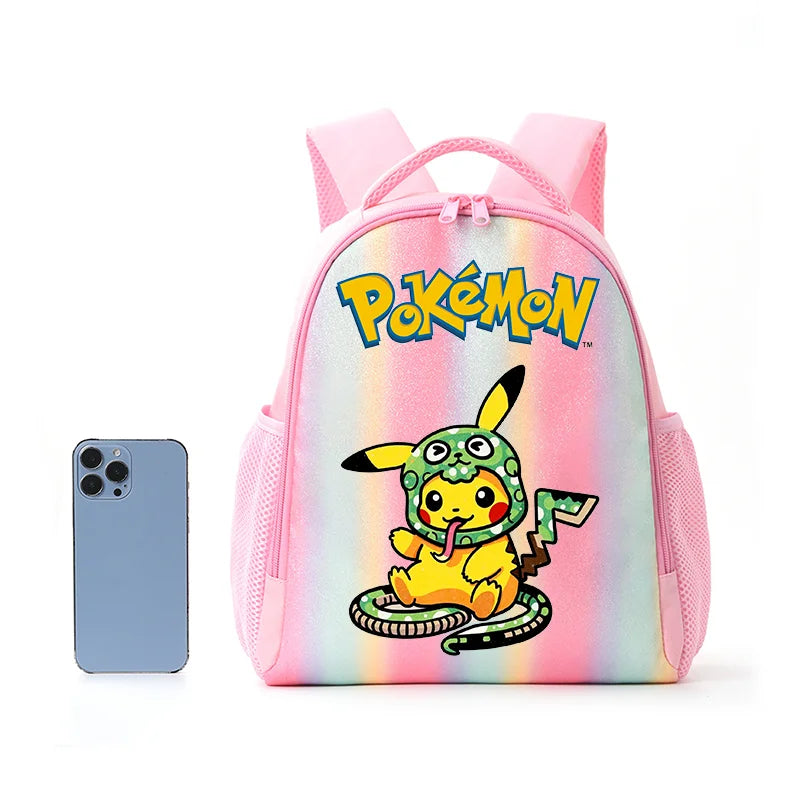 Pokemon Rainbow Backpack – Colorful Cartoon School Daypack Pokemon Rainbow Backpack – Colorful Cartoon School Daypack