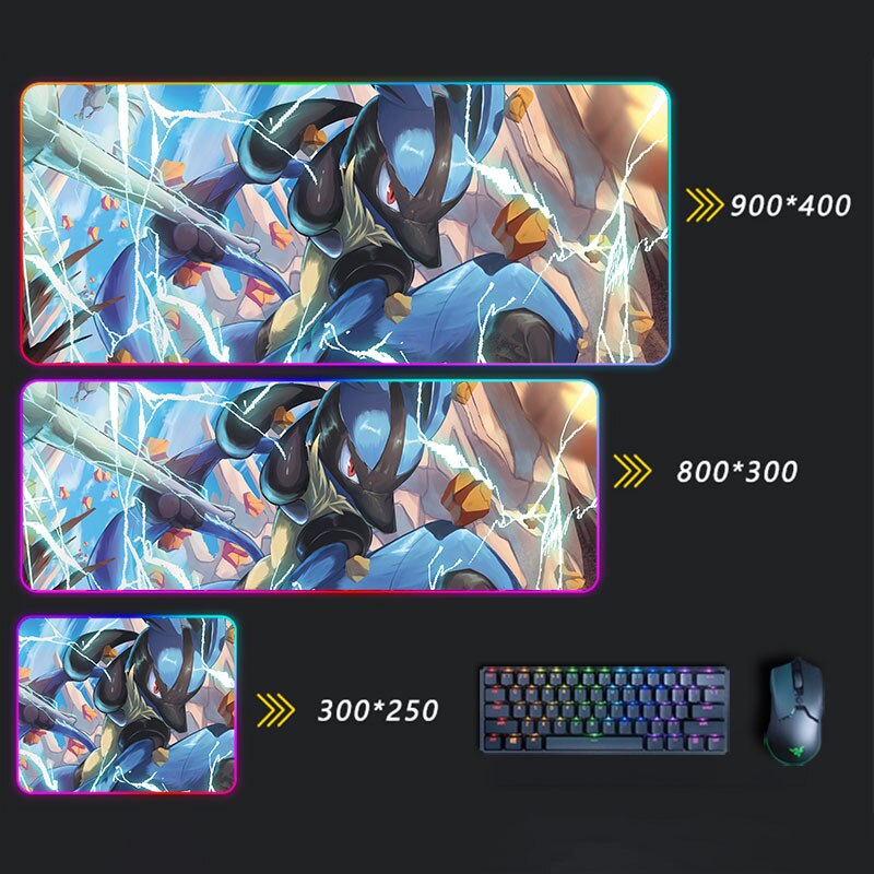 Pokemon Pikachu LED Mousepad Pokemon Pikachu LED Mousepad Furvenzy 24 350x250x30mm