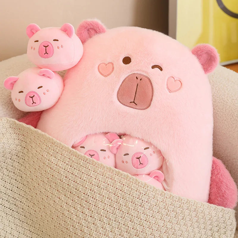 Capybara Plushies - 6 Pack Mini Dolls Plush Capybara Plushies - 6 Pack Mini Dolls Plush