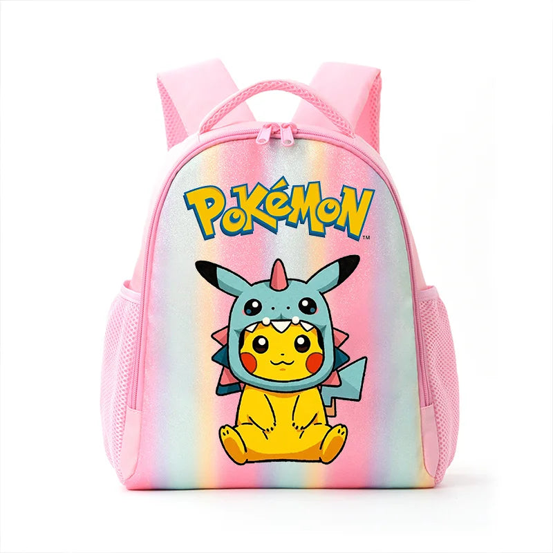 Pokemon Rainbow Backpack – Colorful Cartoon School Daypack Pokemon Rainbow Backpack – Colorful Cartoon School Daypack