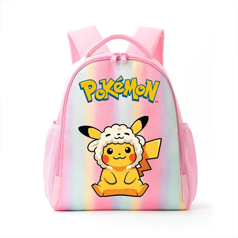 Pokemon Rainbow Backpack – Colorful Cartoon School Daypack Pokemon Rainbow Backpack – Colorful Cartoon School Daypack