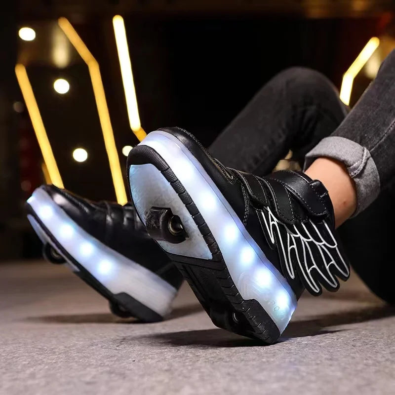 Children Roller Skates LED Sneakers Children Roller Skates LED Sneakers Furvenzy