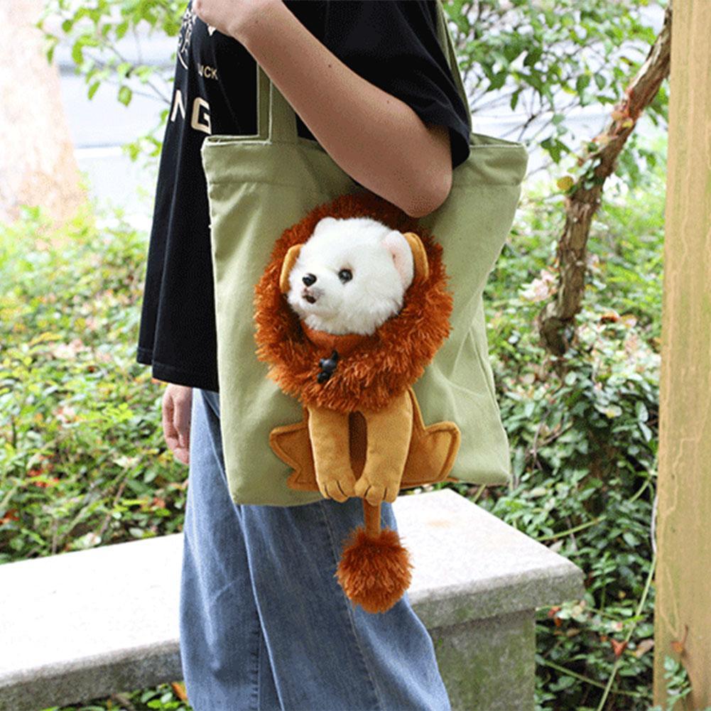 Lion Shaped Pet Shoulder Bag Lion Shaped Pet Shoulder Bag Furvenzy