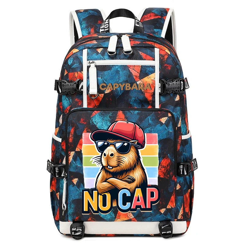 Capybara Backpack – Large Capacity Lightweight Travel School Bag Capybara Backpack – Large Capacity Lightweight Travel School Bag