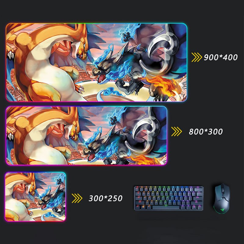 Pokemon Pikachu LED Mousepad Pokemon Pikachu LED Mousepad - Furvenzy