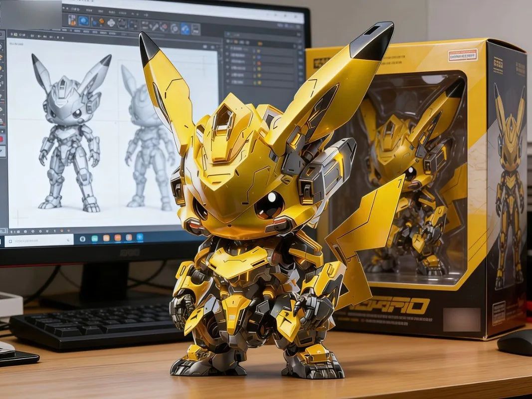 Pikachu Bumblebee Figure – Handheld Desktop Collectible Pikachu Bumblebee Figure – Handheld Desktop Collectible