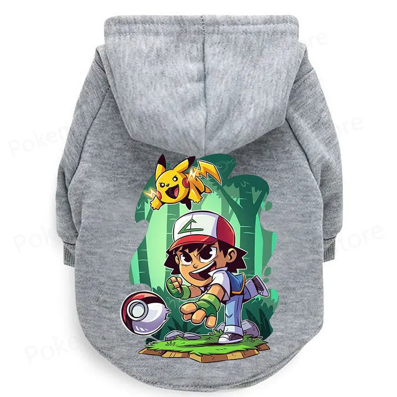 Pokemon Pikachu Dog Hoodies Pokemon Pikachu Dog Hoodies Furvenzy DGG683 S