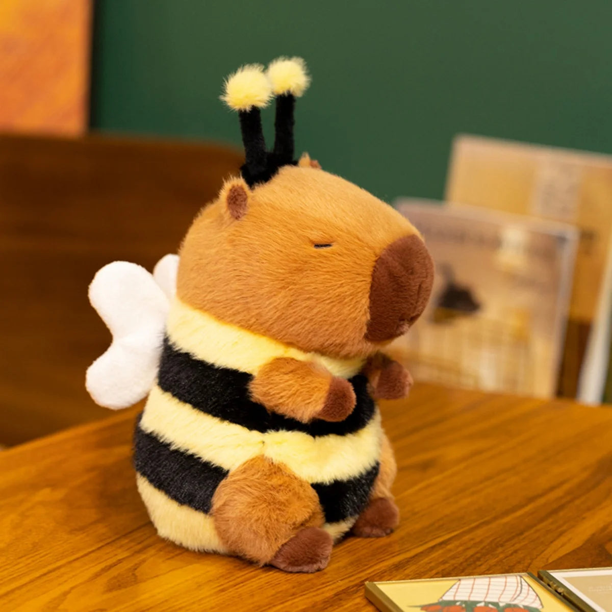 Bee Capybara Plush Toy – Kawaii Soft Stuffed Animal Bee Capybara Plush Toy – Kawaii Soft Stuffed Animal